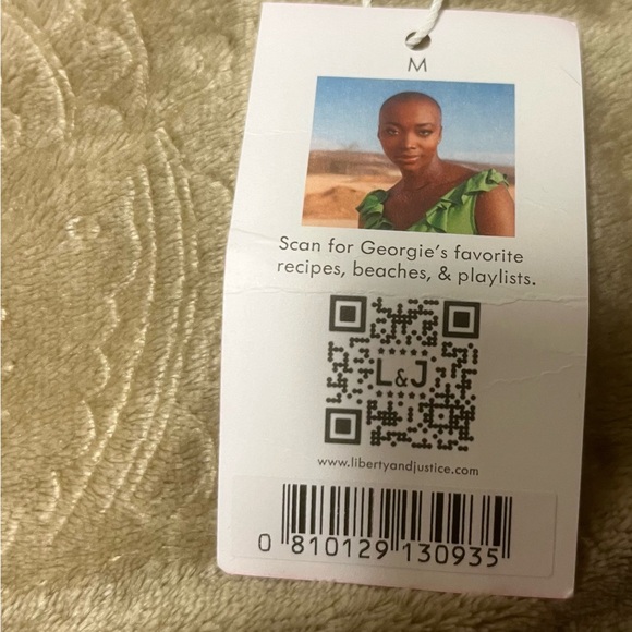 NWT tropical print halter bikini top regular size medium by Liberty & Justice - Picture 14 of 14